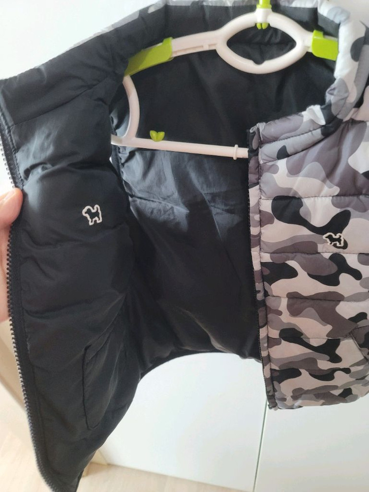 블루독 양면패딩 120 택포 110,9호,120서비스팍팍 이미지