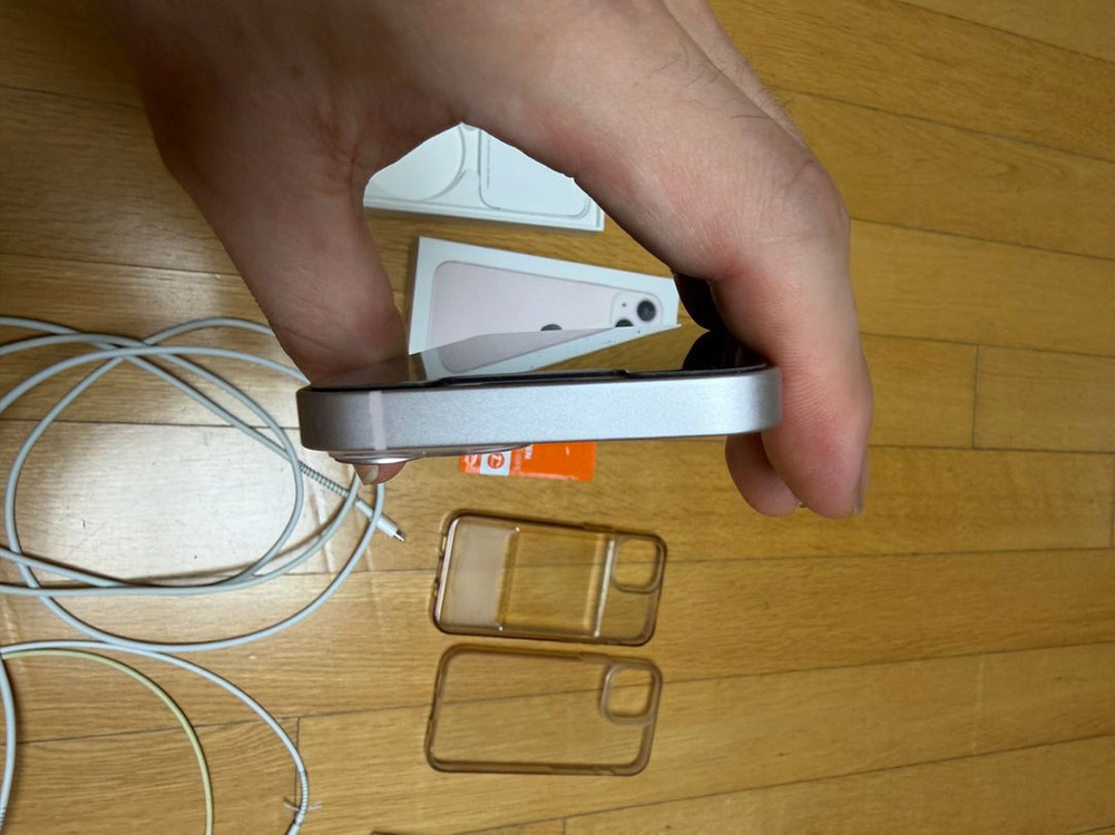 아이폰13미니 핑크128기가 팝니다 박스풀셋--1