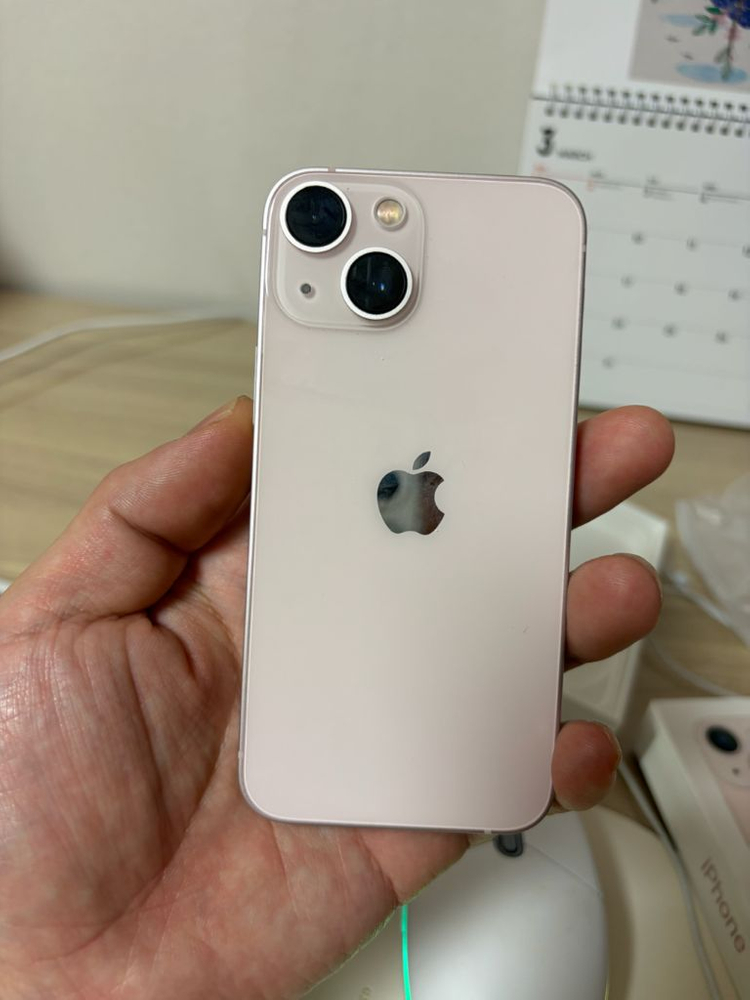 아이폰13미니 핑크128기가 팝니다 박스풀셋--6