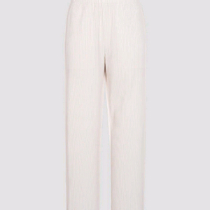 미 이세이미야케 바지 파인니트 플리츠 칼라2 팬츠 오프화이트 F사이즈 이미지