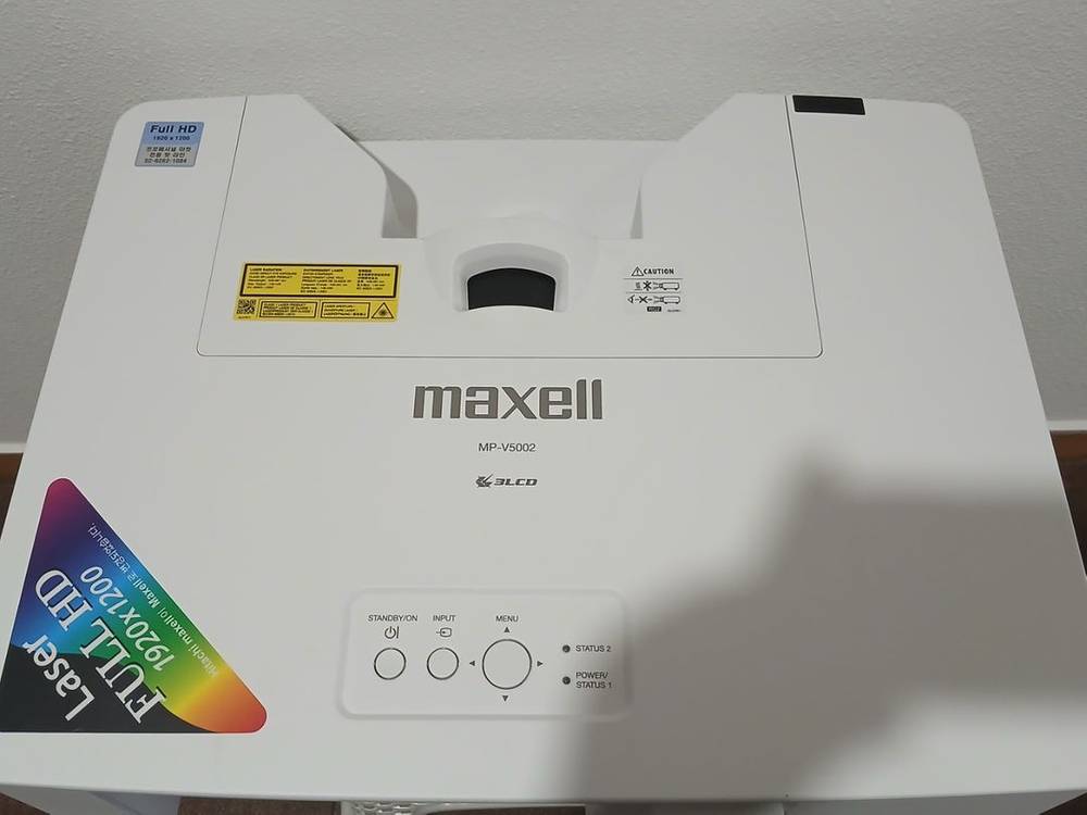 레이저5000안시 단초점 맥셀MC-V5002 빔프로젝터--1