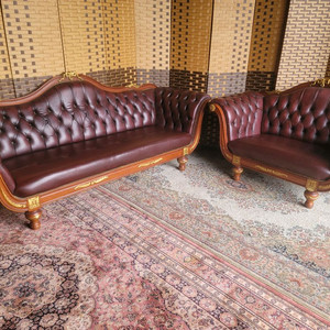 *소파맨*MADE IN ENGLAND* 체스터필드디자인* 엔틱소파* S급 이미지