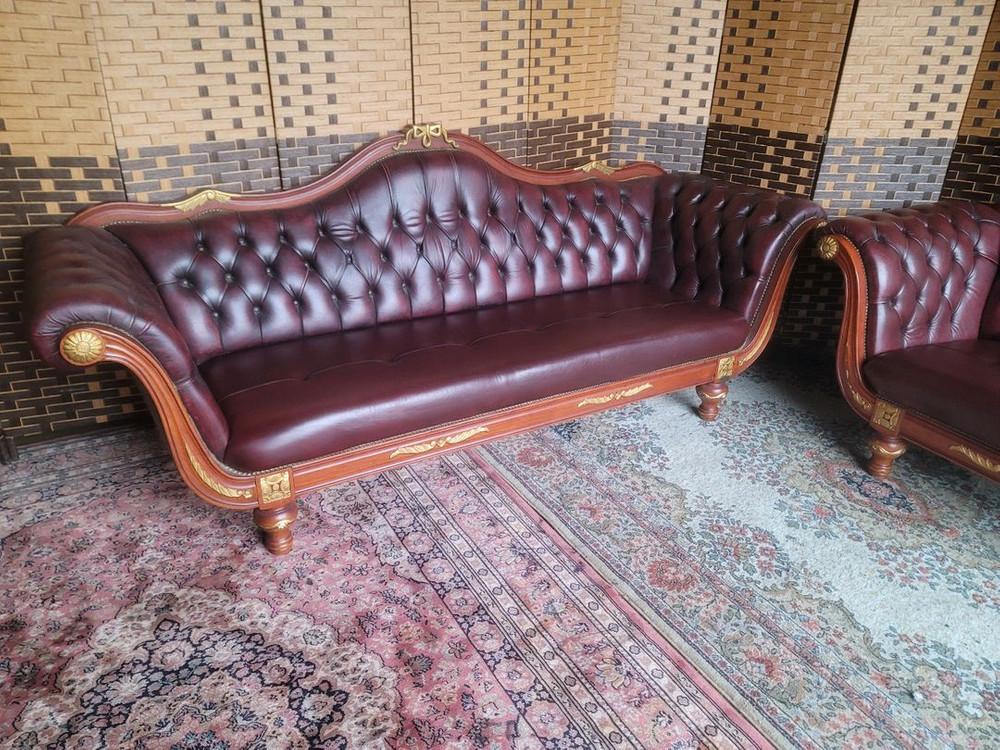 *소파맨*MADE IN ENGLAND* 체스터필드디자인* 엔틱소파* S급 이미지