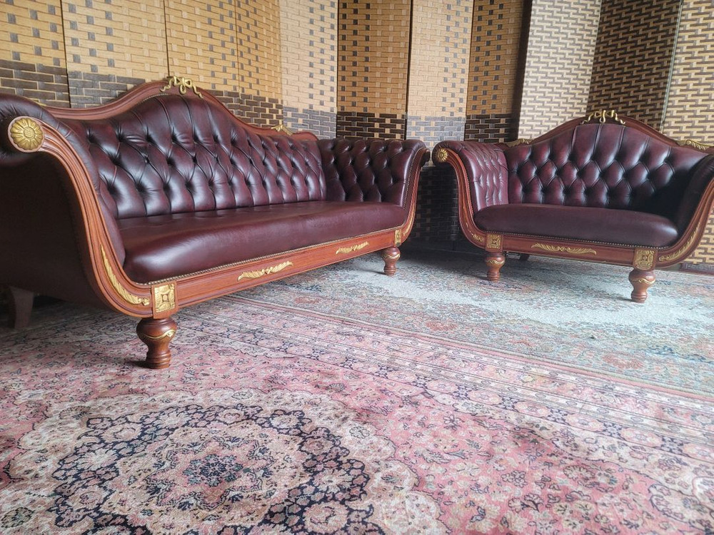 *소파맨*MADE IN ENGLAND* 체스터필드디자인* 엔틱소파* S급 이미지