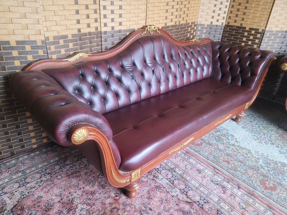 *소파맨*MADE IN ENGLAND* 체스터필드디자인* 엔틱소파* S급 이미지