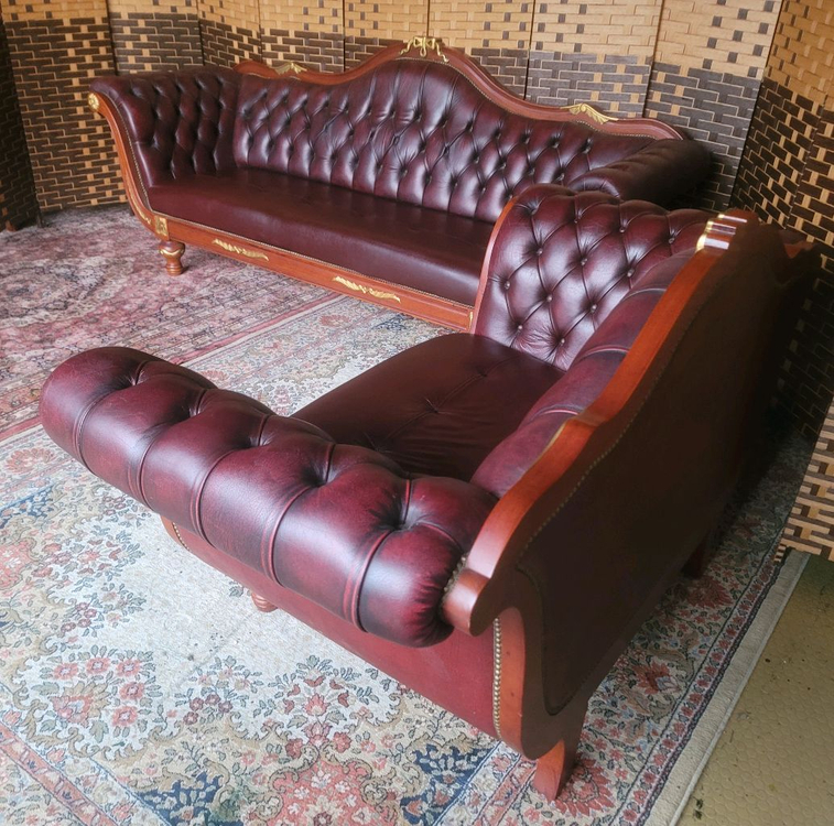 *소파맨*MADE IN ENGLAND* 체스터필드디자인* 엔틱소파* S급 이미지