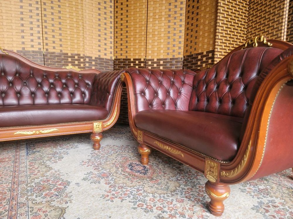 *소파맨*MADE IN ENGLAND* 체스터필드디자인* 엔틱소파* S급 이미지