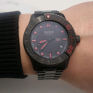 구찌 남성 스포츠 45mm 시계 손목시계 남자 워치 팔찌
