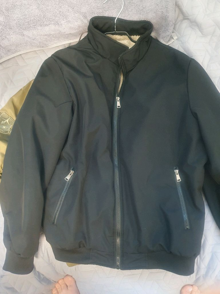 블루종 자켓 털안감(XL105)--2