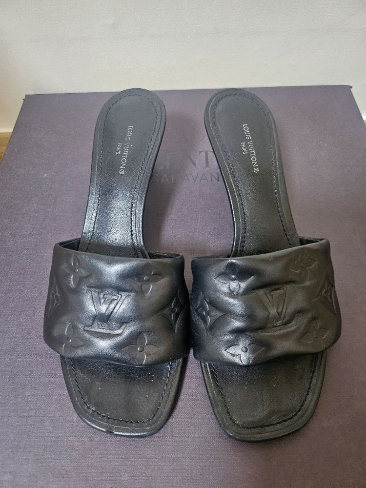 루이비통 리바이벌 레더 슬리퍼(36사이즈) 이미지