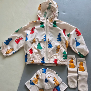 반값택포) 베베드피노 버디베어 바람막이 110, 니삭스 110, 버킷햇