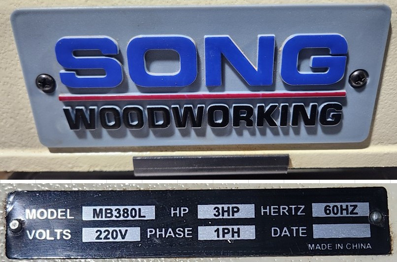 SONG WOODWORKING MB380L 15인치 Planer 자동대패 3마력 이미지