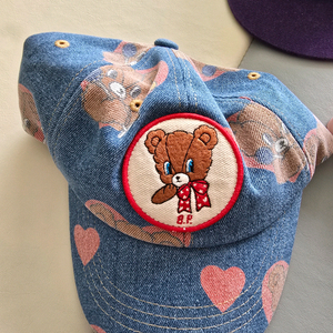 반택포) 베베드피노 바바베어 데님 키즈 캡모자