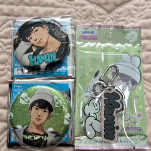 플레이브 하민 카쿠렌보(뱃지2키링1)+포카앨범1개 이미지