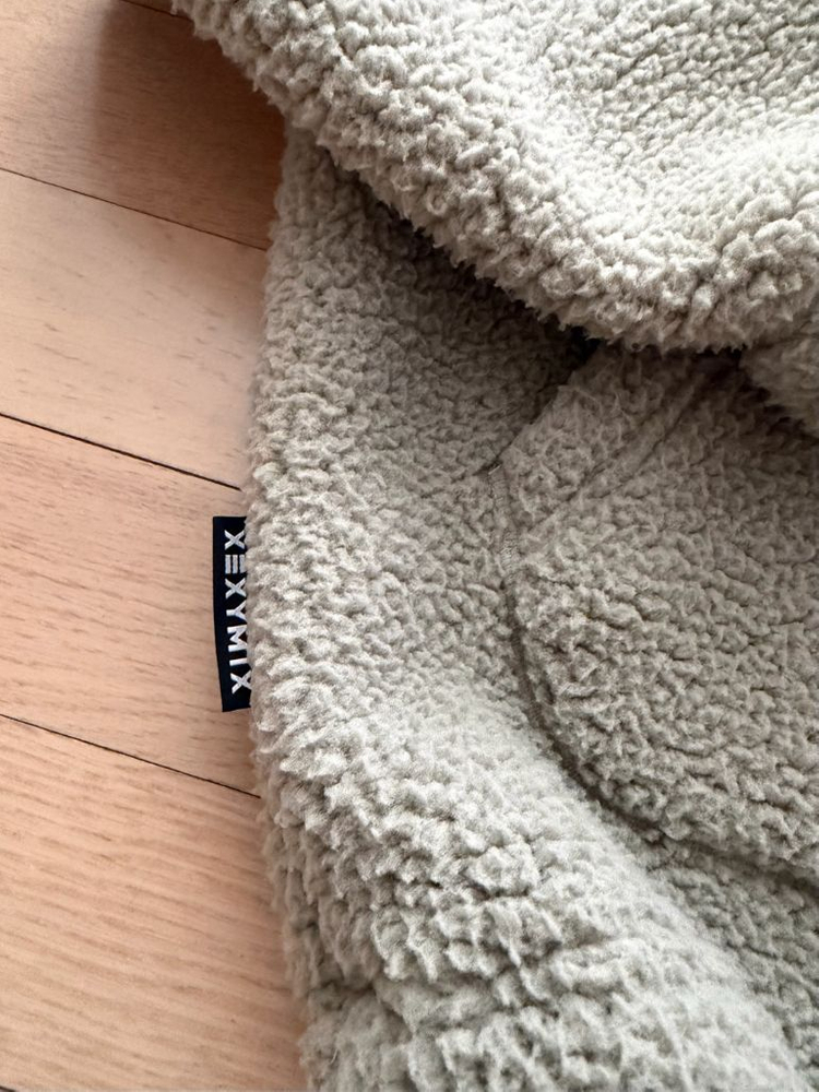 젝시믹스 쉐르파 하이넥 뽀글이 점퍼 세이지스톤--2