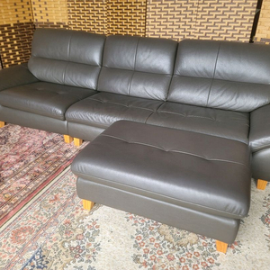 *소파맨*JACOMO*마린*천연가죽*4인용소파*SS급