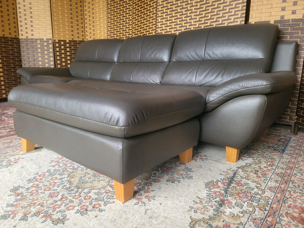 *소파맨*JACOMO*마린*천연가죽*4인용소파*SS급 이미지