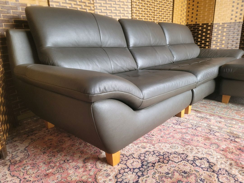 *소파맨*JACOMO*마린*천연가죽*4인용소파*SS급 이미지