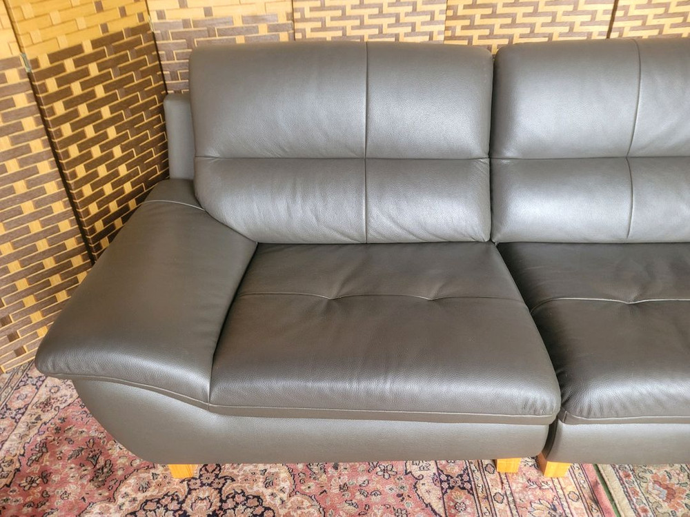 *소파맨*JACOMO*마린*천연가죽*4인용소파*SS급 이미지