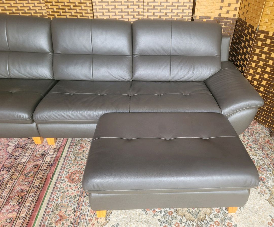 *소파맨*JACOMO*마린*천연가죽*4인용소파*SS급 이미지