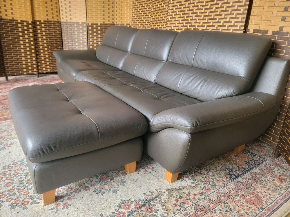 *소파맨*JACOMO*마린*천연가죽*4인용소파*SS급 이미지