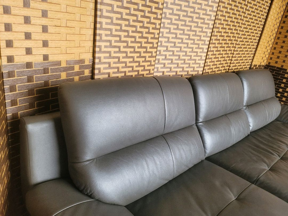 *소파맨*JACOMO*마린*천연가죽*4인용소파*SS급 이미지