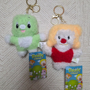 아기공룡둘리 도우너 인형키링 2종 새상품 일괄판매