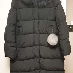 (66) 샤틴 오리털 롱패딩