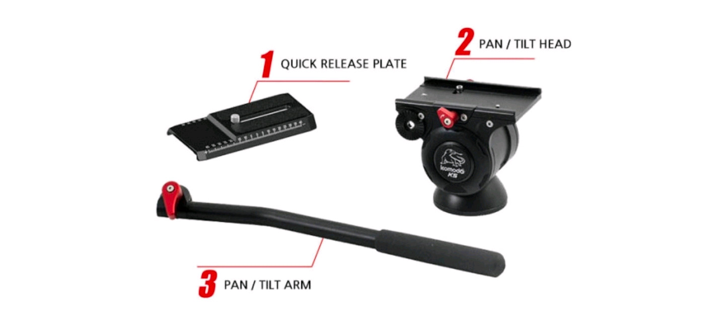 아이풋티지 코모도K5 유압식 비디오헤드--7