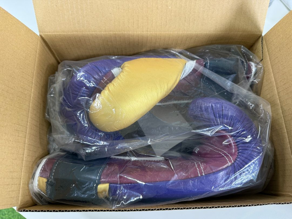 위닝 커스텀 글러브 10oz 퍼플/골드 새상품 이미지