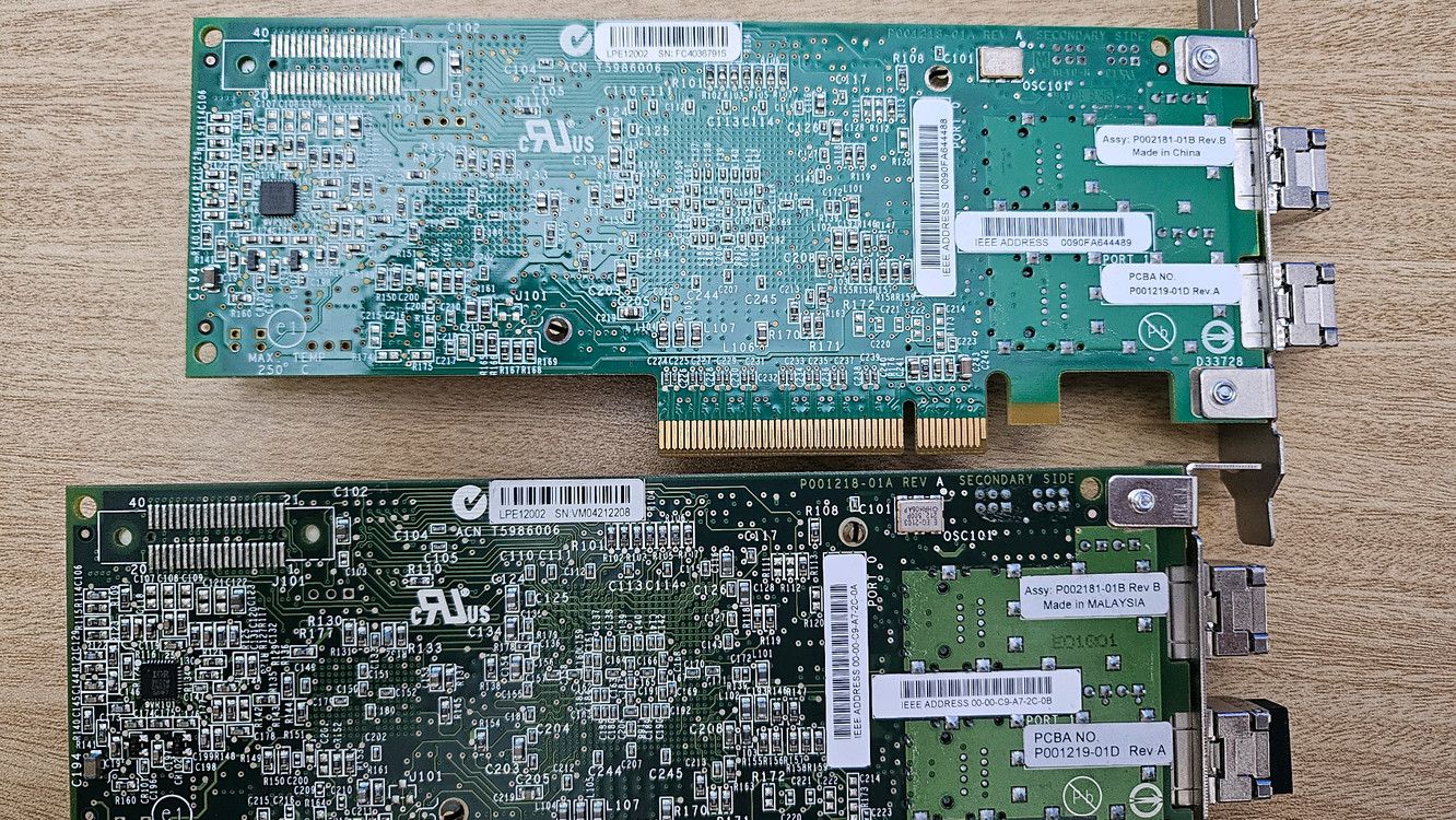 IBM 42D0500 8G 2포트 카드--2