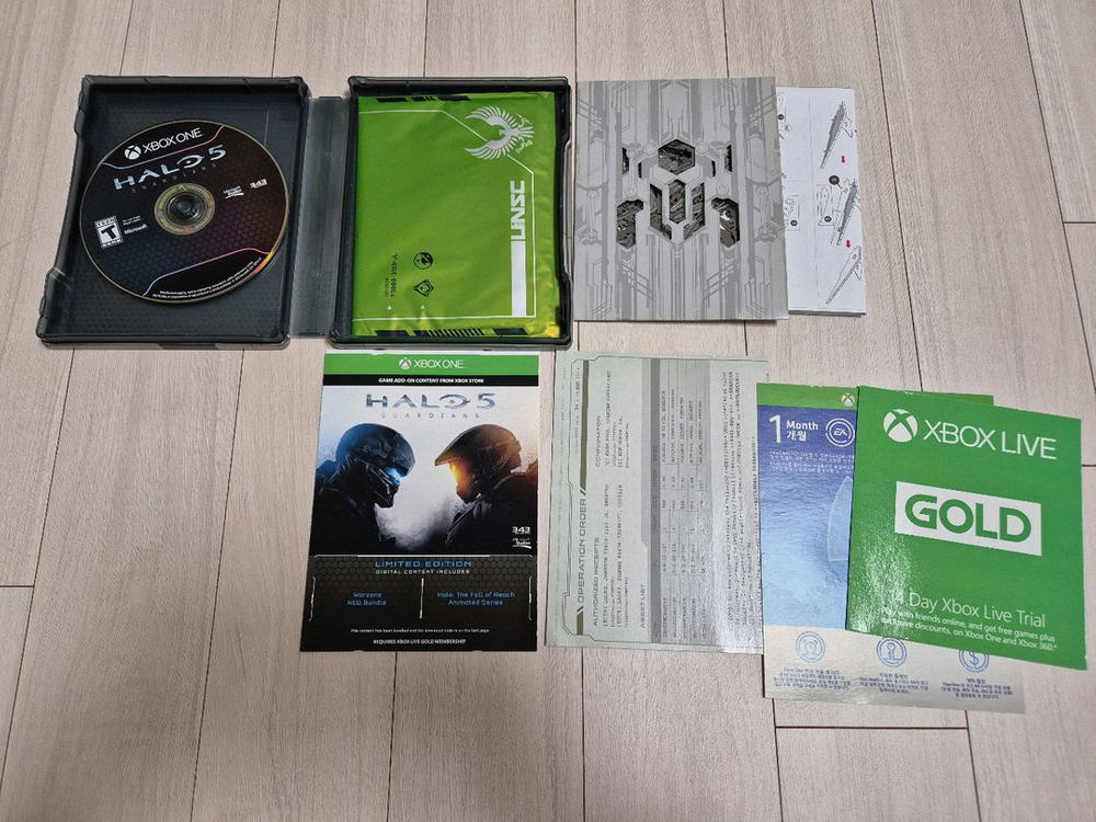 엑스박스원 XBOXONE 게임칩 게임디스크 4개 이미지