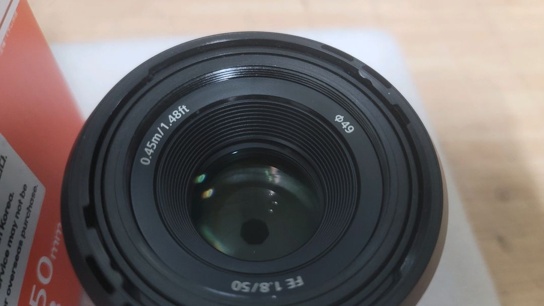 소니 미러리스용 단렌즈FE50F18 박스세트--2