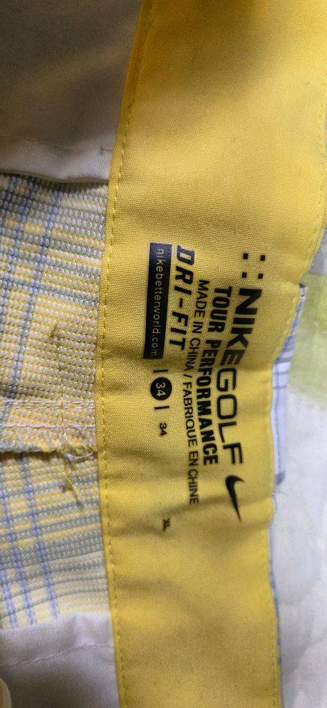 나이키골프체크 반바지 34--2