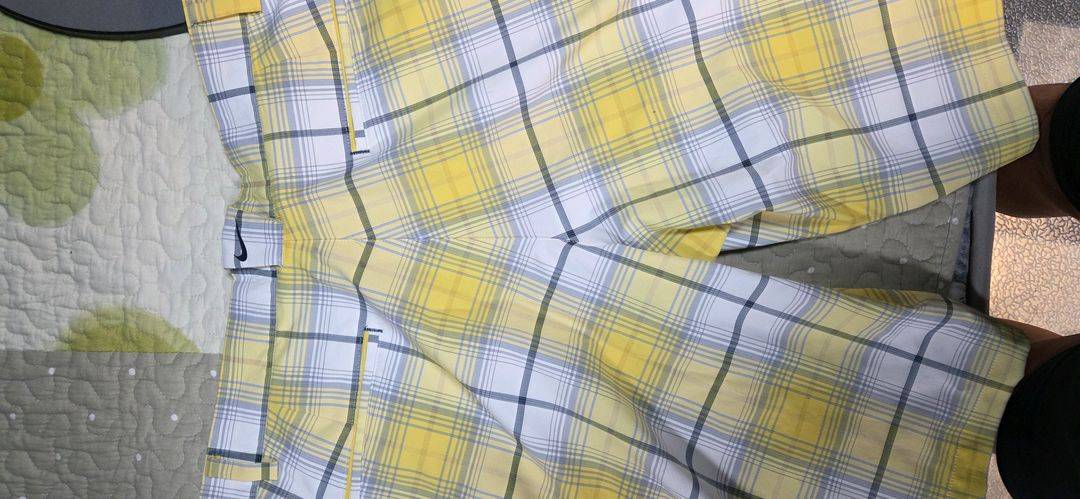 나이키골프체크 반바지 34--3