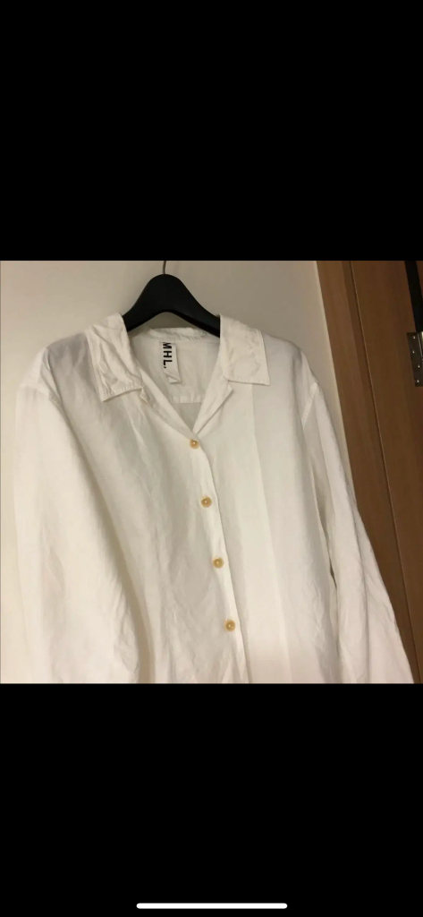 마가렛호웰 셔츠 셔켓 자켓 린넨 코튼 올드머니룩 출근룩--2