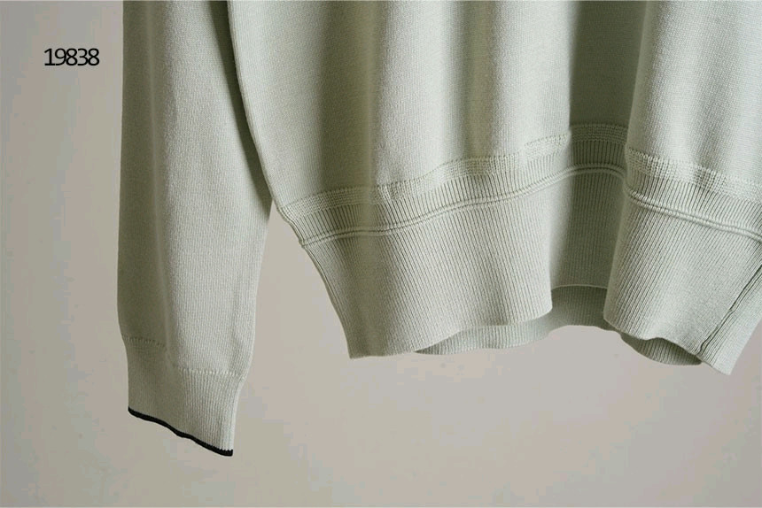 말본 여성 골프 레터링 카라 니트 티셔츠 이미지