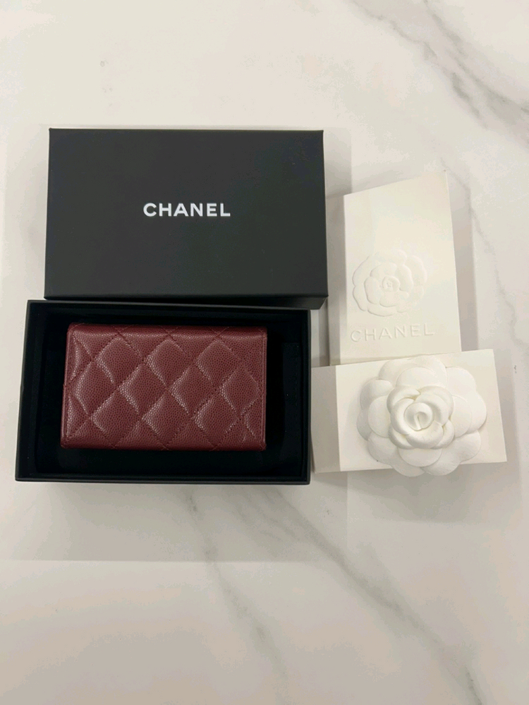 샤넬 스타 플랩 cc로고 카드지갑--1