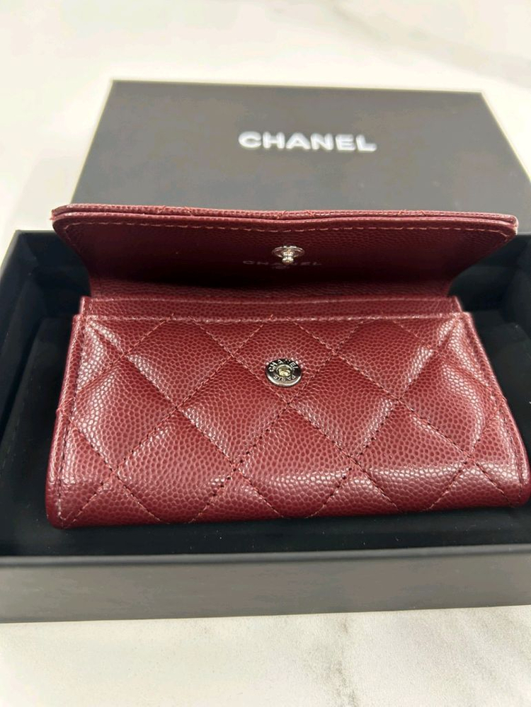 샤넬 스타 플랩 cc로고 카드지갑--2