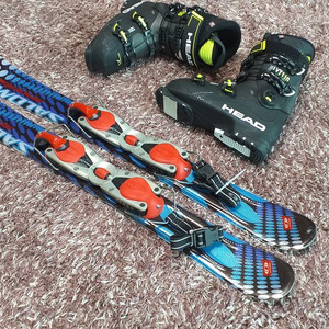 숏 스키 세트(스키 99cm,부츠260~265mm)