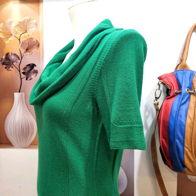 에스까다 이탈리아판 캐시미어 터틀넥 니트--5