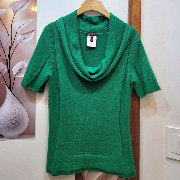 에스까다 이탈리아판 캐시미어 터틀넥 니트--8