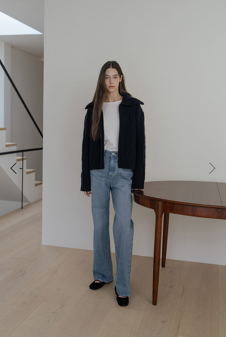 베뉴엣 헤드 데님 Head Denim Mid Blue--5