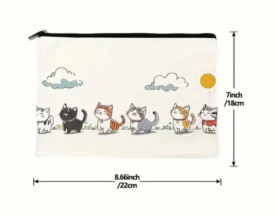 [휴대용가방] 귀여운고양이 화장품가방 휴대용가방 소품가방 (새제품)--2