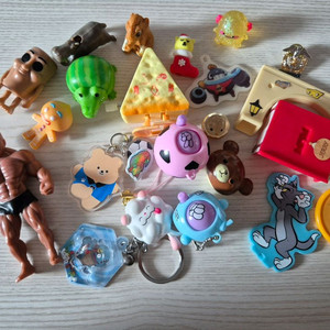 장난감 피규어 키링 모음