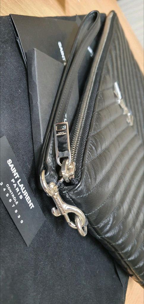 입생로랑 생로랑 뉴미듐 클러치백 정품S급(영수증O)구찌프라다루이비통디올고야드샤넬셀린느보테가버버리발렌시아가가방--5