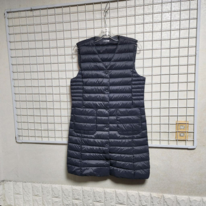 (새상품)Tube오리털롱패딩베스트(여큰90)