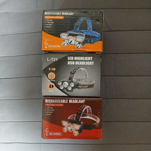 새상품/5구헤드렌턴/충전식랜턴후레쉬손전등3style 이미지