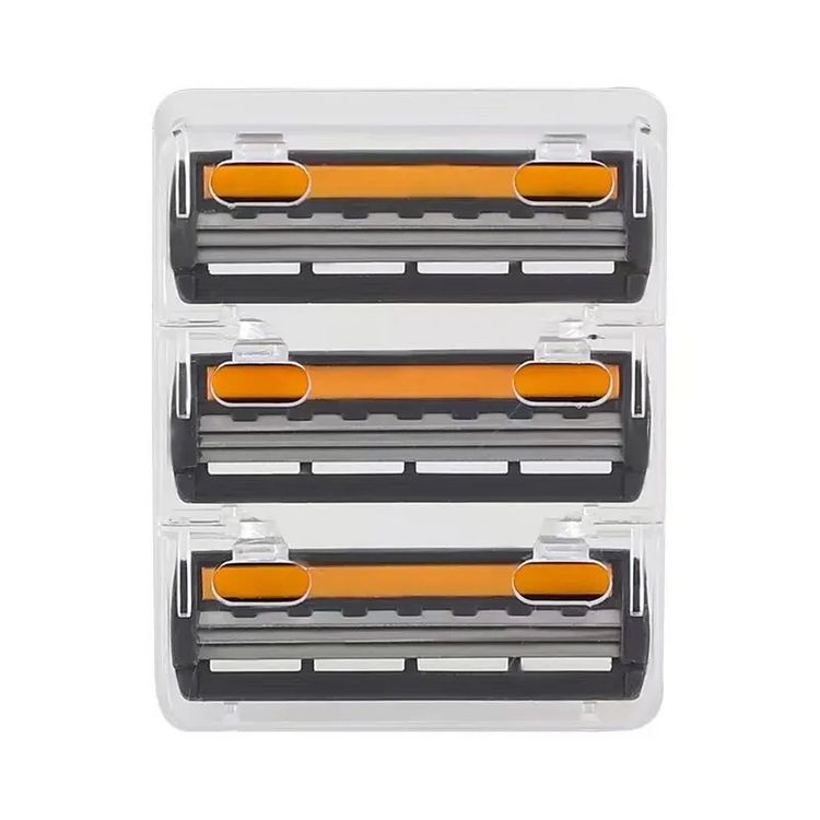 새상품 / 3중날 면도기 면도날 / 본체+22개면도날 이미지