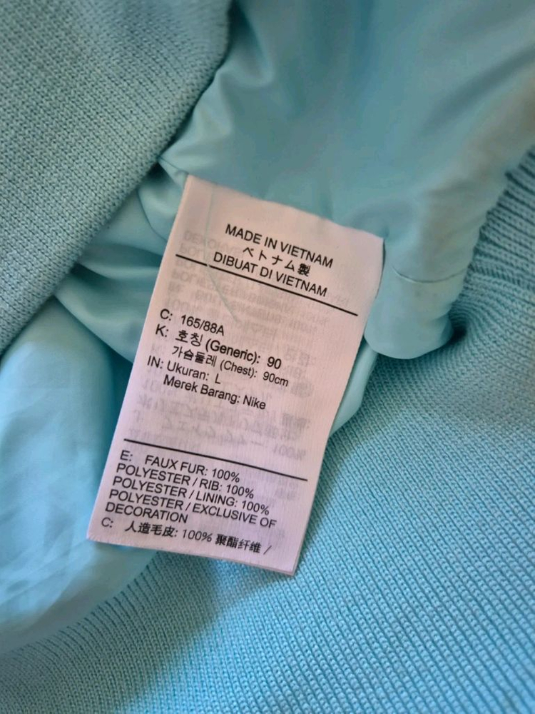 나이키 스우시 후리스 페이크 퍼 후드집업 자켓 DD5117-482 L(90)--5